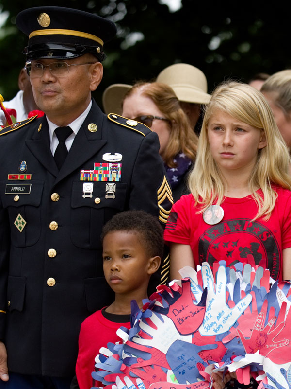 Surviving Children Wreath Presentation at the Tomb of the Unknown Solider