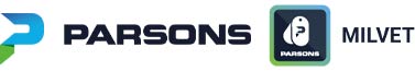 Parsons and Milvets Logos