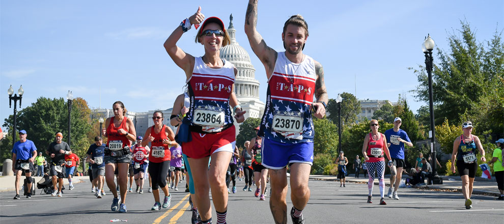 Marine Corps Marathon runner