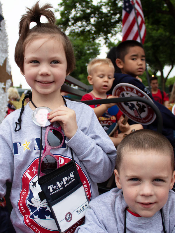 Surviving children at Memorial Day Parade