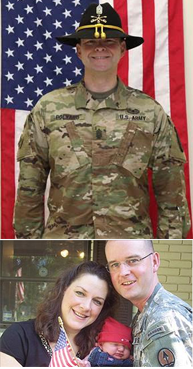 CSM Bolyard (top) and MAJ Taylor (bottom)